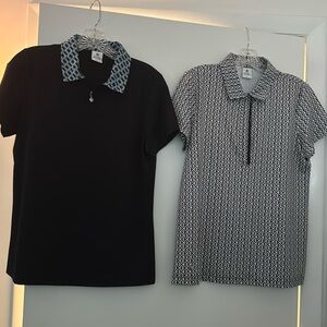 (2) NWOT size Medium short sleeve Daily Sports golf shirts